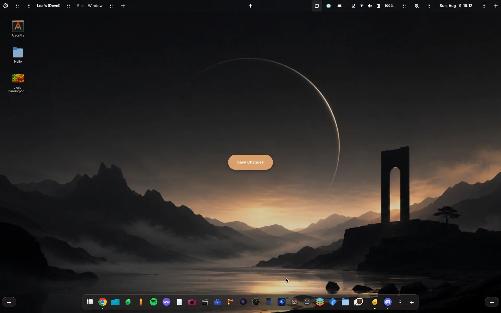 Editing the panel and dock directly on the desktop